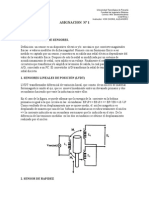 Vocabulario I Sensores y Funconamiento