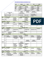 G. B. PANT HOSPITAL OPD SCHEDULE