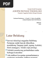 Download Percepatan Adopsi Inovasi Teknologi by Rachmat Hendayana SN25318812 doc pdf
