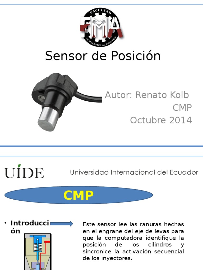 Sensor CMP: Función y Diagrama | PDF