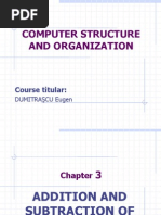 CSO - 03 - Addition and Subtraction of Signed Binary Numbers