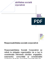 Responsabilitatea Socială Corporativă