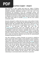 Descartes - Introducere