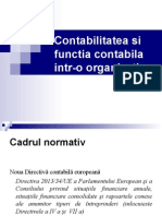 Contabilitatea Si Functia Contabila Intr-O Organizatie