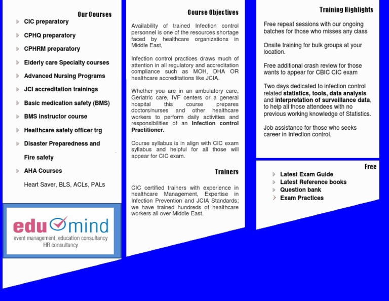 CIC Exam Prep Course for Healthcare Workers | PDF | Business