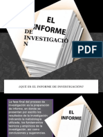 informe de investigacion