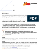 Photon Self Troubleshooting Guide