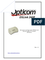 Configuração PPPoE em Modem