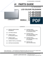 Sharp LC40LE820E 40-46-52LE820E - Part List