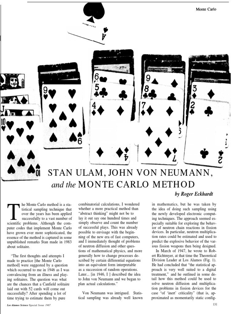 Montecarlo | PDF | Monte Carlo Method | Randomness
