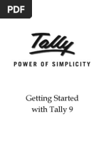 Download Getting Started With Tally 9 by ponniyiin SN25322663 doc pdf