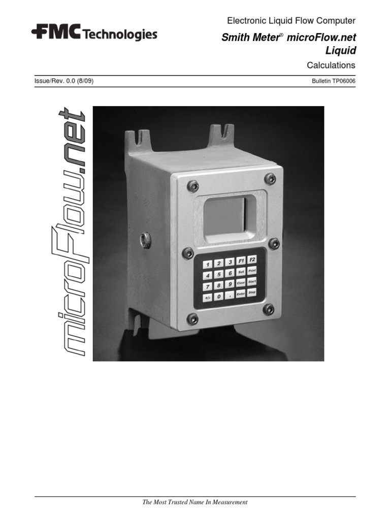 FMC Microflow Calculations | PDF | Density | Pressure