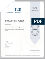 Certificado Verificado Organizacion de Operaciones PDF