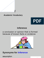 Academic Vocabulary Week 12