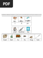 Thrass Letter Ff Worksheet