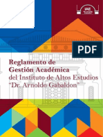 Reglamento de Gestion Academica