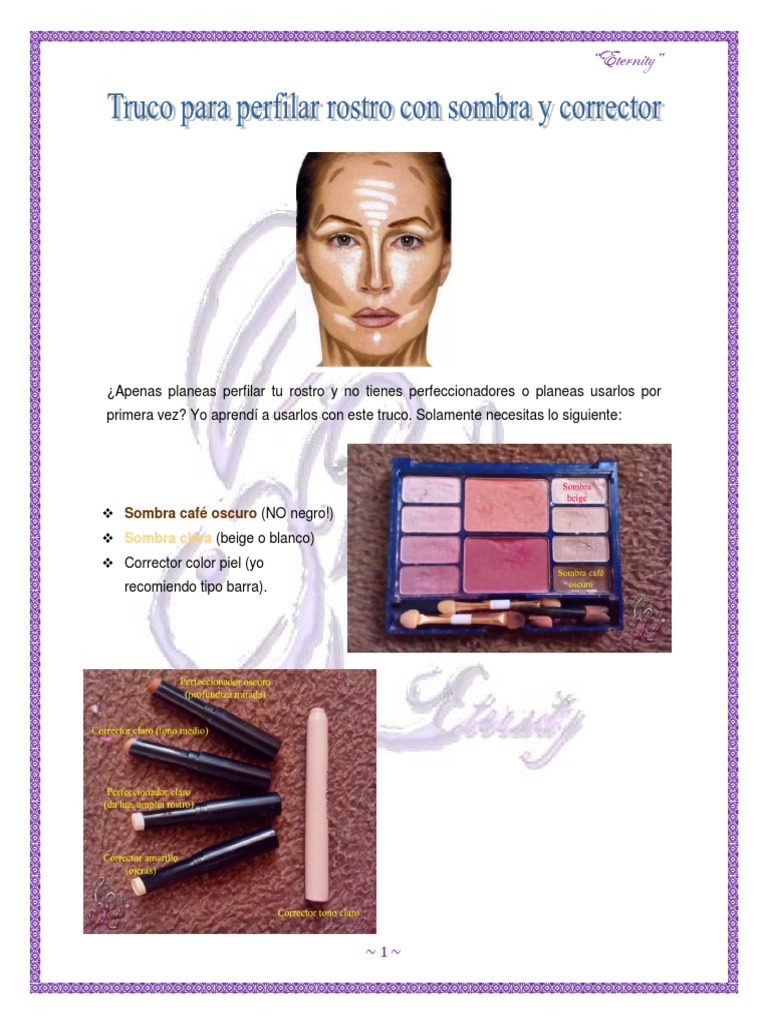 Truco de Maquillaje para Perfilar el Rostro | PDF