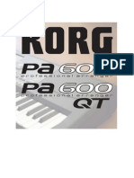 Korg Pa600 PDF