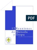 12 Reuniones de Manada y Tropa