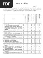 Escala Sofi - Fatiga y Sonmnolencia | PDF | Síntomas y signos | Medicina