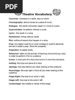 Theatre Vocabulary: The Set Is Called A Prop. (Short For Property)