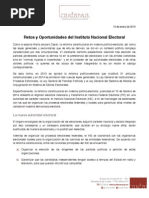 Retos y Oportunidades Del INE