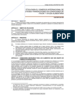 CXP CÓDIGO DE ÉTICA PARA EL COMERCIO INTERNACIONAL DE ALIMENTOS INCLUYENDO TRANSACCIONES EN CONDICIONES DE FAVOR Y AYUDA ALIMENTARIA CAC/RCP 20-1979 020s Rev