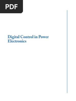 本日限定Digital Control in Power Electronics Digital Control in Power Electronics PDF | PDF | Technology