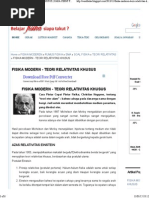 Download Fisika Modern - Teori Relativitas Khusus _ Cara Cepat Pintar Fisika by IP Man SN253252120 doc pdf