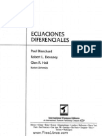 Ecuaciones Diferenciales - Paul Blanchard, Robert L. Devaney & Glen R. Hall