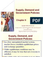 Supply, Demand and Government Policies