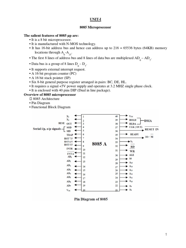 JNTUH Microprocessor Notes Overview | PDF | Instruction Set | Pointer ...
