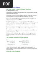 How To Design IIR Filter