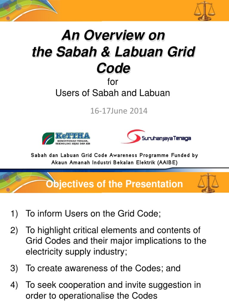 Overview of Sabah and Labuan Grid Code 16 June 2014 | PDF | Electrical ...