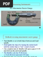 Vernier Calipers & Micrometer Screw Gauge Notes | PDF | Metrology