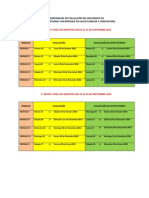 Cronograma de Evaluacion Grupo 1 y 2