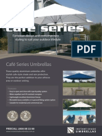Cafe Series Residential Umbrellas Brochure 2011