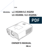 Eiki LG-XG250 Projector Manual