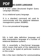 Structured Query Language