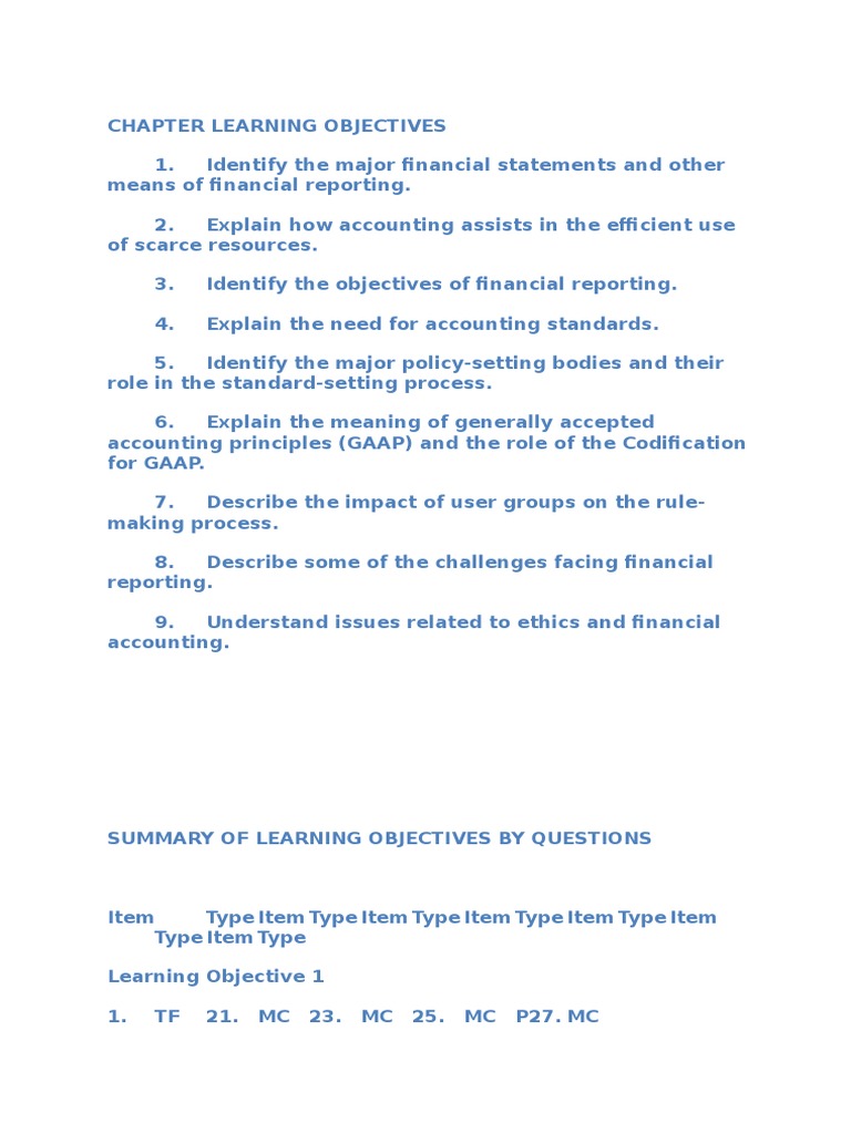 Chapter Questions and Answers | Financial Accounting Standards Board |  Generally Accepted Accounting Principles (United States)