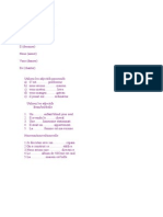 Fiche de Travail Vi Adjectifs Et Present