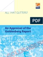 All That Glitters? An Appraisal of The Goldenberg Report