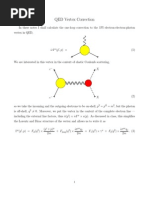 QED Vertex Correction