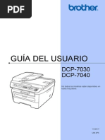 Manual de Usuario Brother DCP 7030 7040 ES 1511