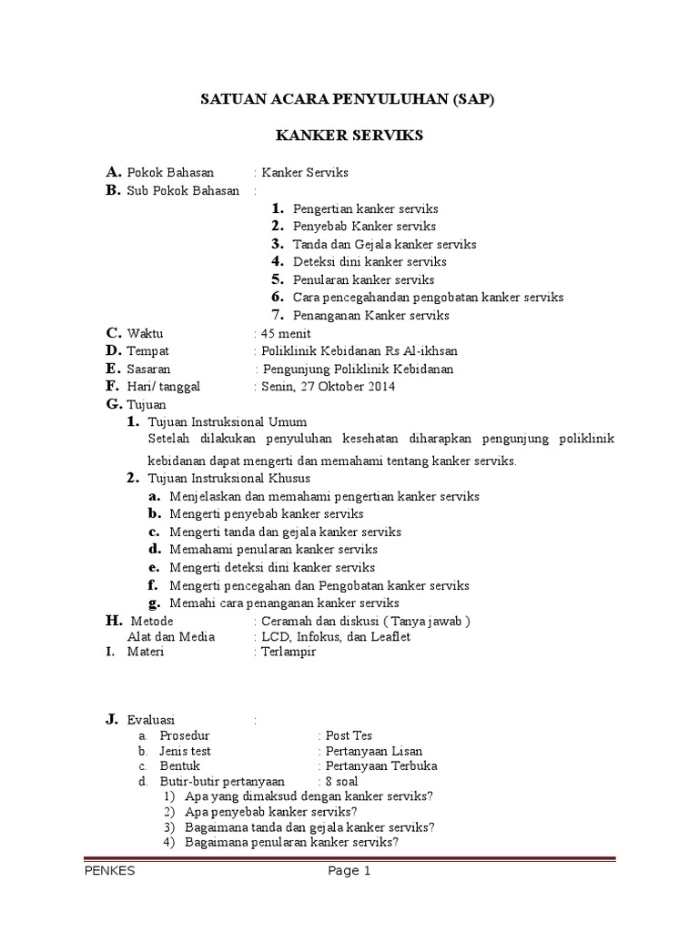 Sap Kanker Serviks