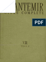 Dimitrie Cantemir - Sistemul Sau Intocmirea Religiei Muhammedane (Opere Complete, Vol 8, Tom 2)