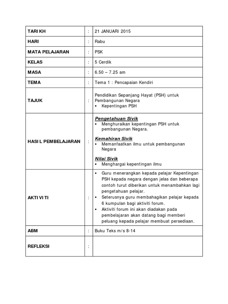 Rph Psk Tingkatan 5 Pdf