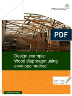 Design Example of Wood Diaphragm Using Envelope Method
