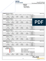 Test Results Fluke Networks Qualification Tester Cableiq Fluke Networks Spse Presov