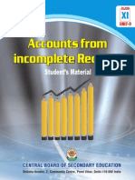 Accounting For Incomplete Accounting Records